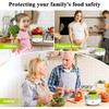 Fruit and Vegetable Cleaning Machine, 5-Min Rapid Fruit Vegetable Meat Purifier with Suction Cup Base - Wireless Charging (White)