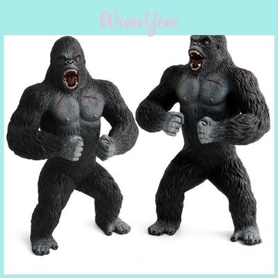 Figura de Ação Gorila Incrível do Crânio do King Kong Ilha de Ação Brinquedo de PVC Para Brincadeiras Imaginativas