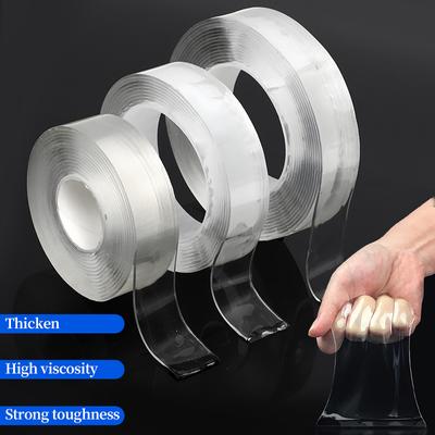 1/3/5M Ultra-strong Double-sided Adhesive Nano Tape Transparent Nano Reusable Washable Adhesive Tape Household Fixing Tape