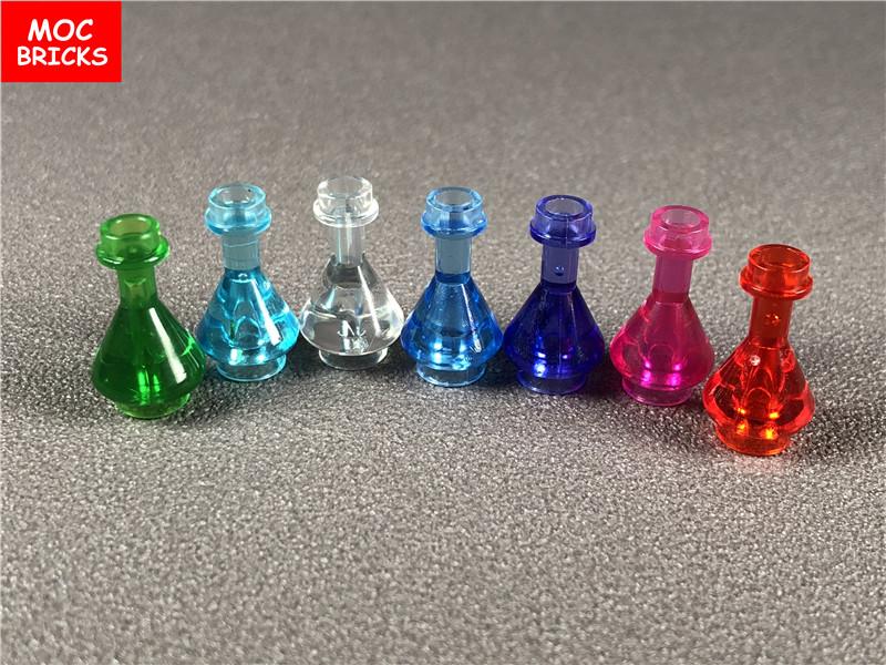 Set  MOC Bricks DIY Single hole microscope Medical Figure Chemical Bottle Educational Building Blocks Toys Kids Gifts