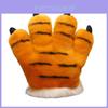Burattino a Mano Artiglio di Tigre Peluche con Morbido Peluche Corto per Cosplay e Idee Regalo