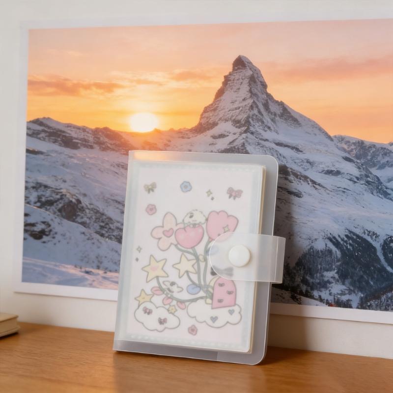 Portable Memorabilia Organizers Photo Card Train Ticket Card Collection Book Photocard Holder Small Photo Album