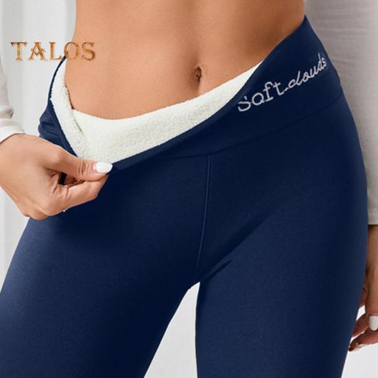 Women Leggings Elastic High Waist Embroidery Letter Print Yoga Pants Sporty Style Skinny Trousers Autumn Winter Bottoming Pants