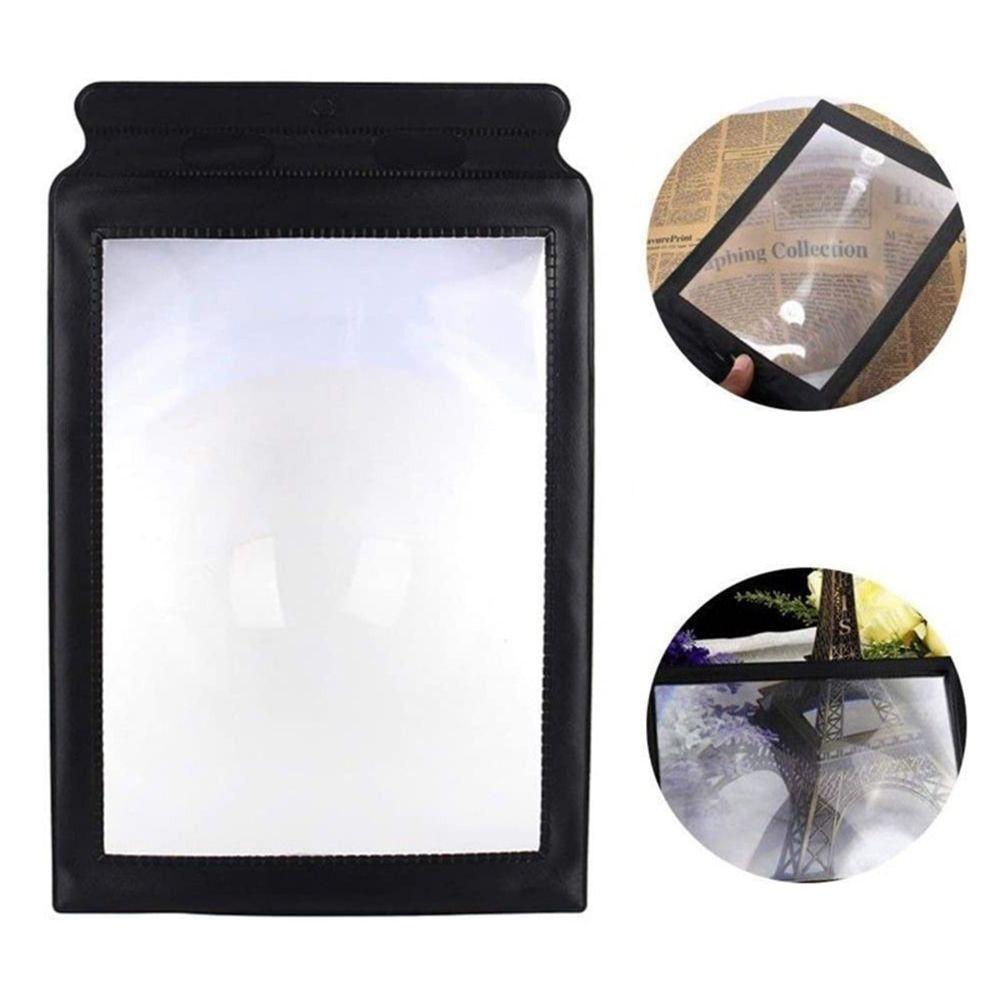 Lens Magnification Aid HD Large Sheet A4 Lenses Magnifier 3X Reading Magnifiers Magnifying Glass