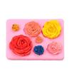 Silikonformen Backen Rose Blumenform DIY Fondant Formen Gebäck Schokolade Kuchen Dekorieren Form Werkzeug