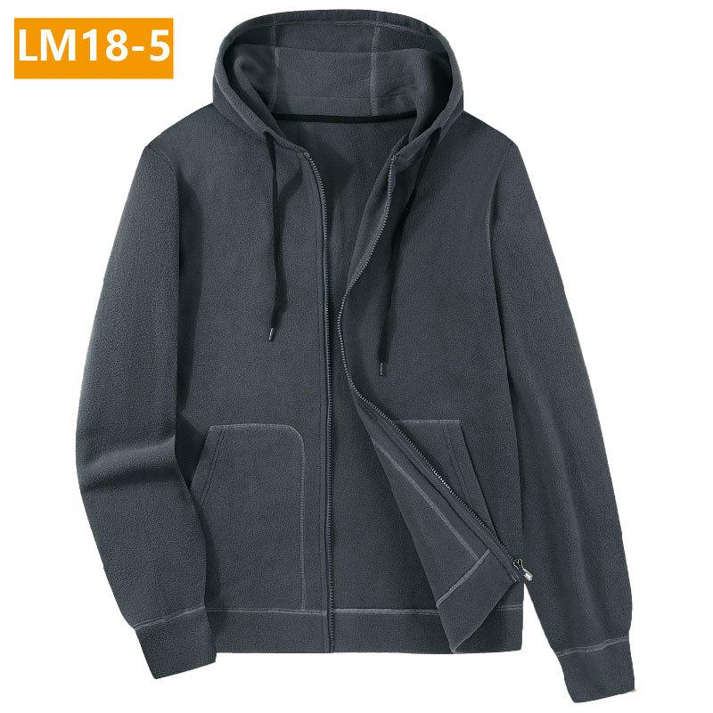 Men s Plus Size Fleece Hooded Zipper Sweatshirt with Velvet Lining 3XL