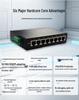 Industrial Gigabit Switch with 2K/4K Address Table: 5-Port/8-Port Plug & Play Network Splitter Hub