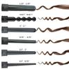 Multi-function LED 6-in-1 Curling Iron Egg Curling Iron 6pcs Replaceable Curling Tube Ceramic Gourd Tubes Hair Curler Ceramic Hair Rollers Set