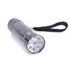 Mini Uv Ultra Violet 9 Led Flashlight Blacklight Light Inspection Lamp Torch
