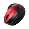 E-Supply Silent Wireless Mouse, 2.4G, Blue LED, 5 Buttons, DPI Switching, Ergonomic Design, Red, EZ4-MA092SR