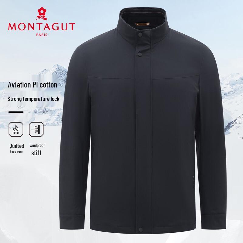 

MONTAGUT Men s Mid-Length Padded Winter Jacket L