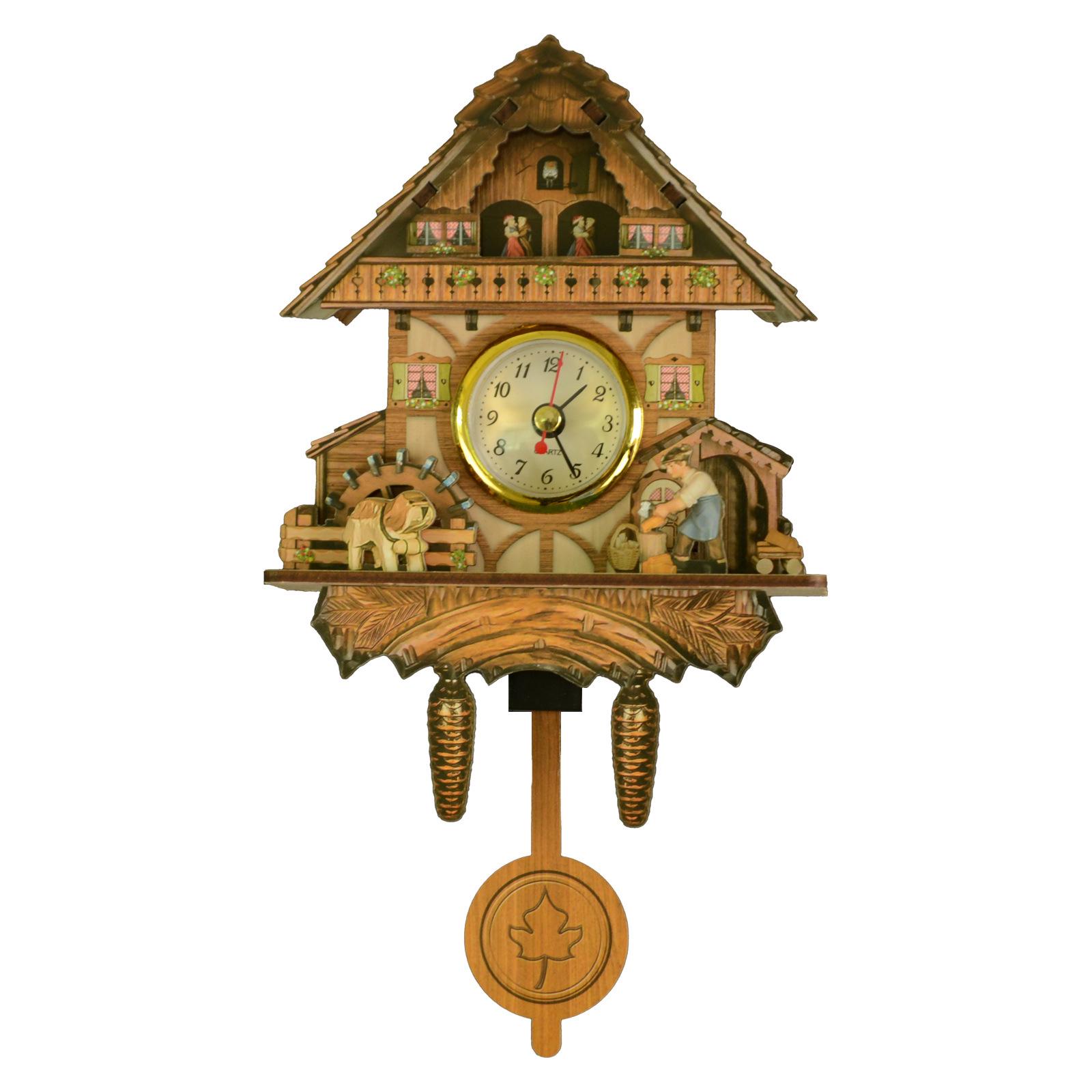 

Curated Ready-stock Cuckoo Clock: Pop-up Hourly Wall Clock for Living Room