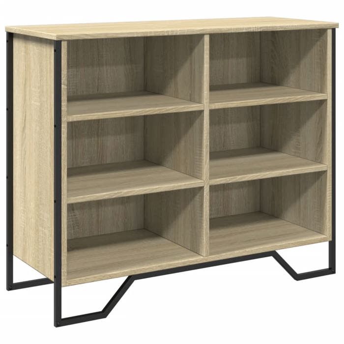 VidaXL Buffet chêne sonoma 91x35,5x74,5 cm bois d'ingénierie 848550