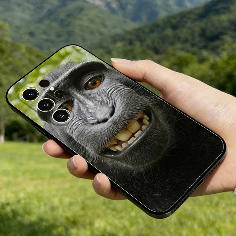 

Funny Monkey Phone Case For Samsung GalaxyA56,36,26,16,76,55,35,25,15,54,34,24,14Ultra Protective Phone Shell 9 Samsung A 22 4G 5G