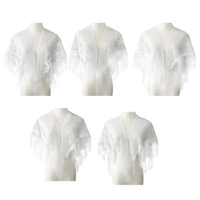 Elegant Lace Scarf For Spring Summer Fall Winter Mantilla Stylish And Skin Friendly Design