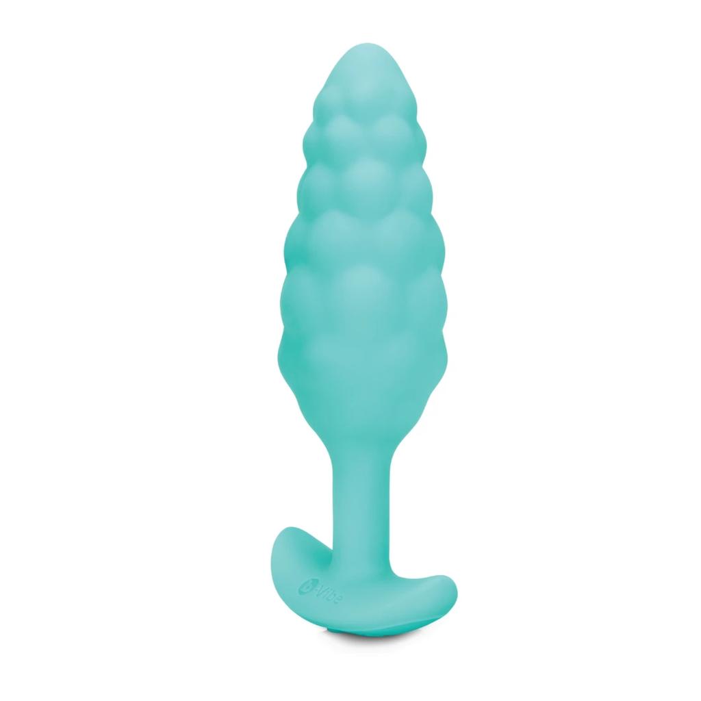 Vibrating anal plug - B-Vibe Texture Plug Bump Mint