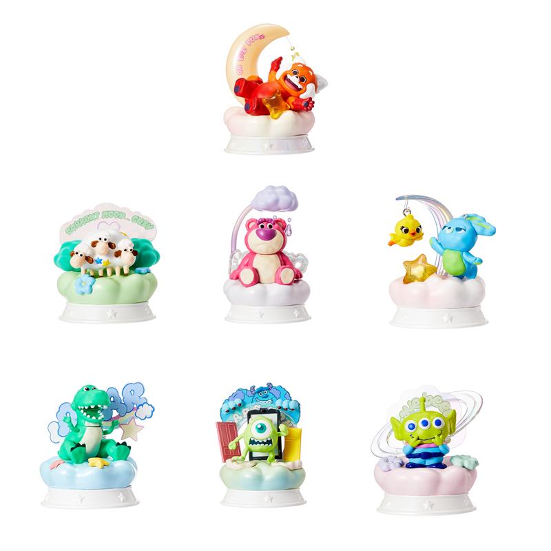 

MINISO Lotso, Alien, Rex, Disney Characters Pixar Collection Mystery Boxes Single Mystery Box/Full Box 6 Pcs Doll