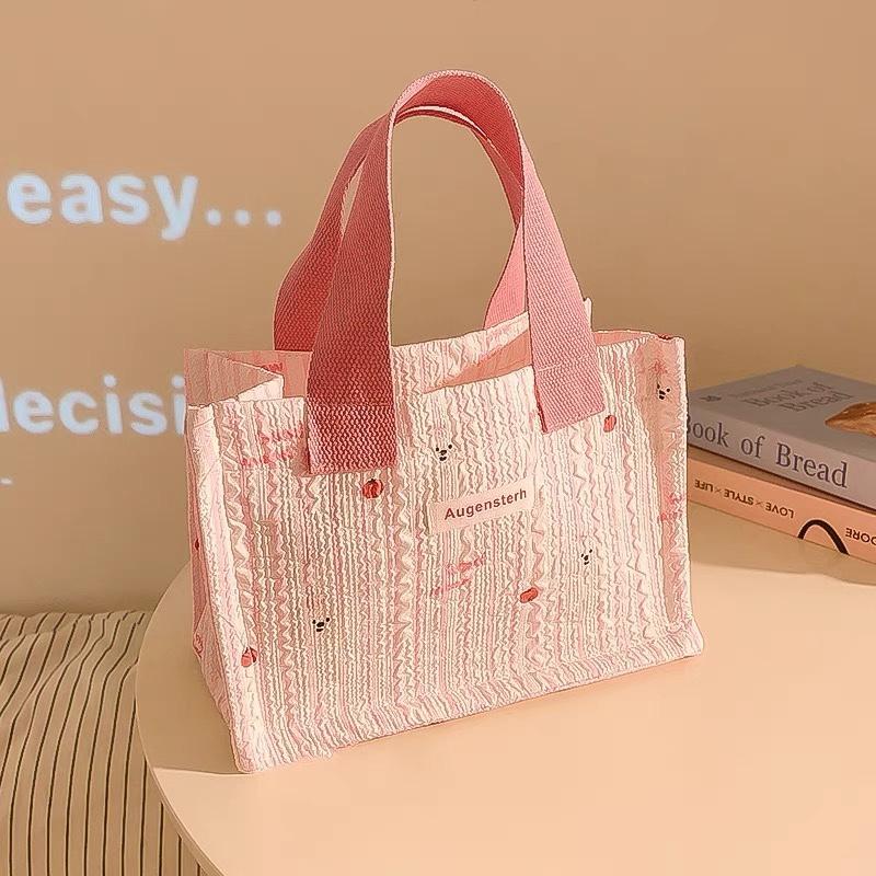 

Сумка для ланч-бокса с цветами, Сумка-тоут высокой ценности, Студенческая удобная сумка, Сумка-бокс для ланча, Сумка-тоут, Ланч, Все сочетается