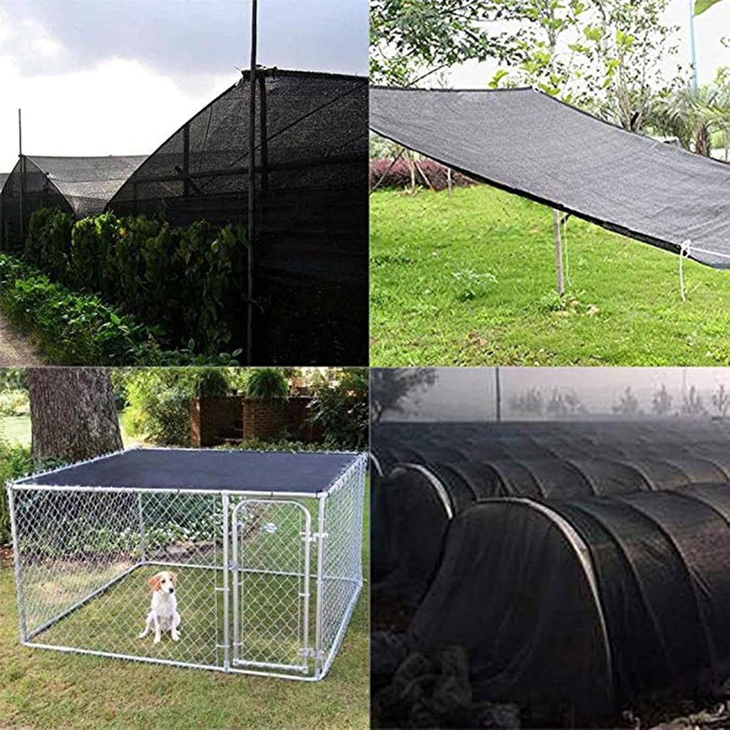 7x7ft 60% Sunblock Shade Cloth, Shade Cloth with Grommets, Sun Netting for Patio, Outdoor Shading Net, Garden Shade Mesh Tarp, for Plant Cover,