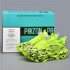 Cross 2025 Fluorescent Running Shoes: Soft Sole Carbon Plate, Parent-Child Couple Style, Heartbeat Design.