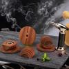 Kit Ahumador de Cócteles con Soplete, Cuchara, Moldes para Hielo en Cubos, Kit de Bebida Old Fashioned con Ahumador de Whiskey Bourbon, Regalos para Hombres