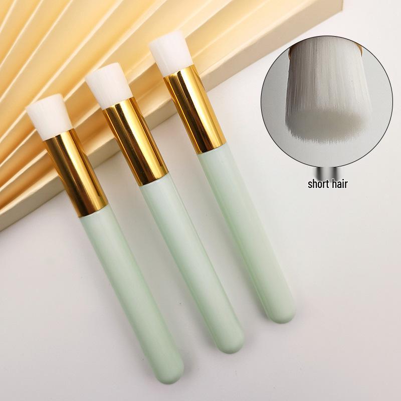 Angled Nose Shadow & Eyelash Cleaning Brush - Blackhead Remover, Makeup & Beauty Tool