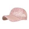 Cappellino da Baseball da Donna Completamente Ricoperto di Diamanti - Primavera/Estate B694