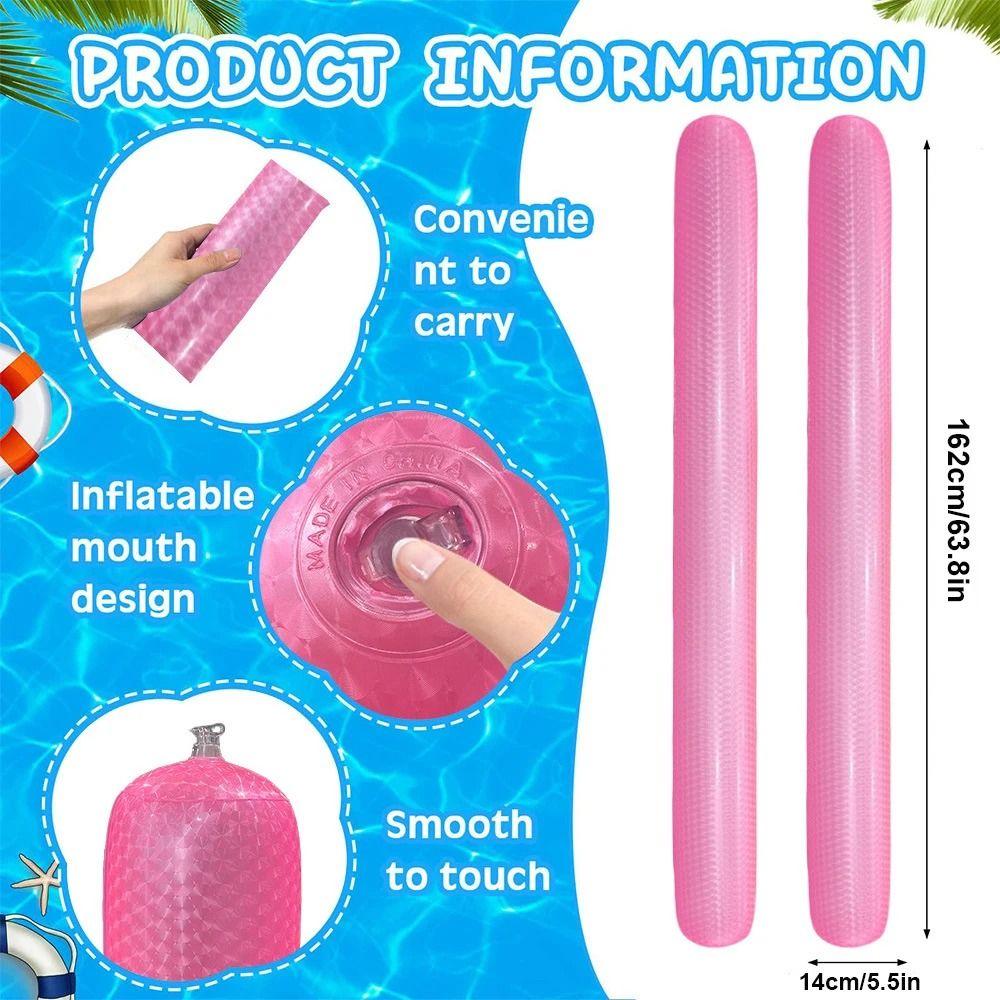 Hollow Inflatable Swim Stick Lightweight Swim Float Ring Fun Pool Float Stick  For Adult