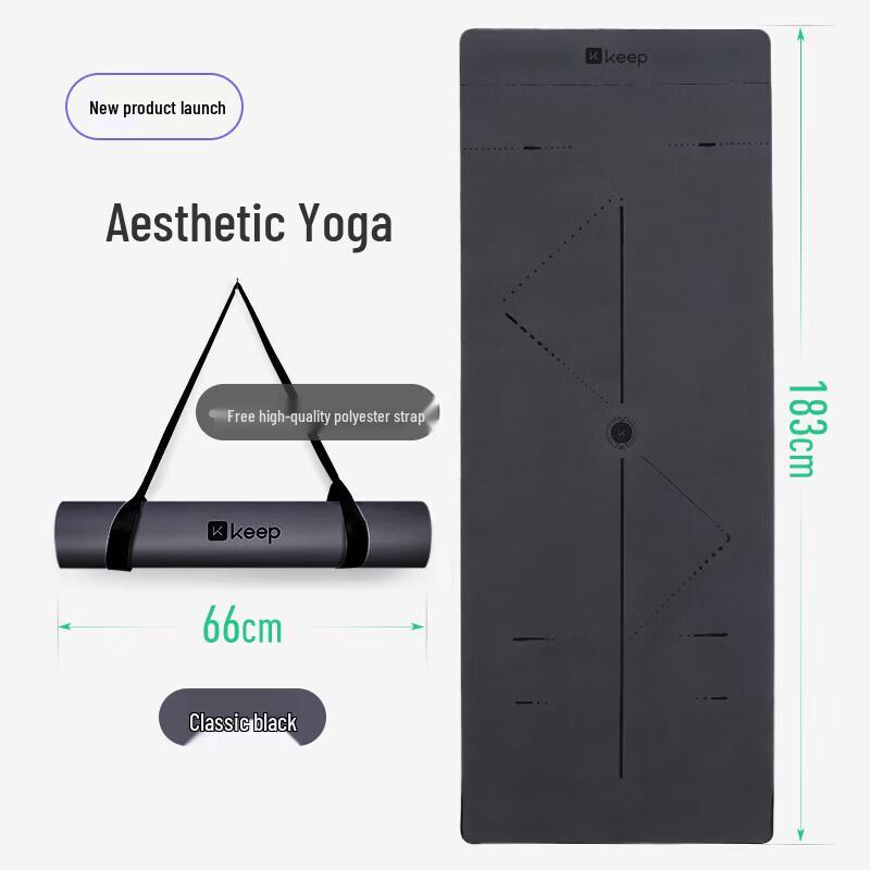 

Keep Natural Rubber Anti-slip Yoga Mat