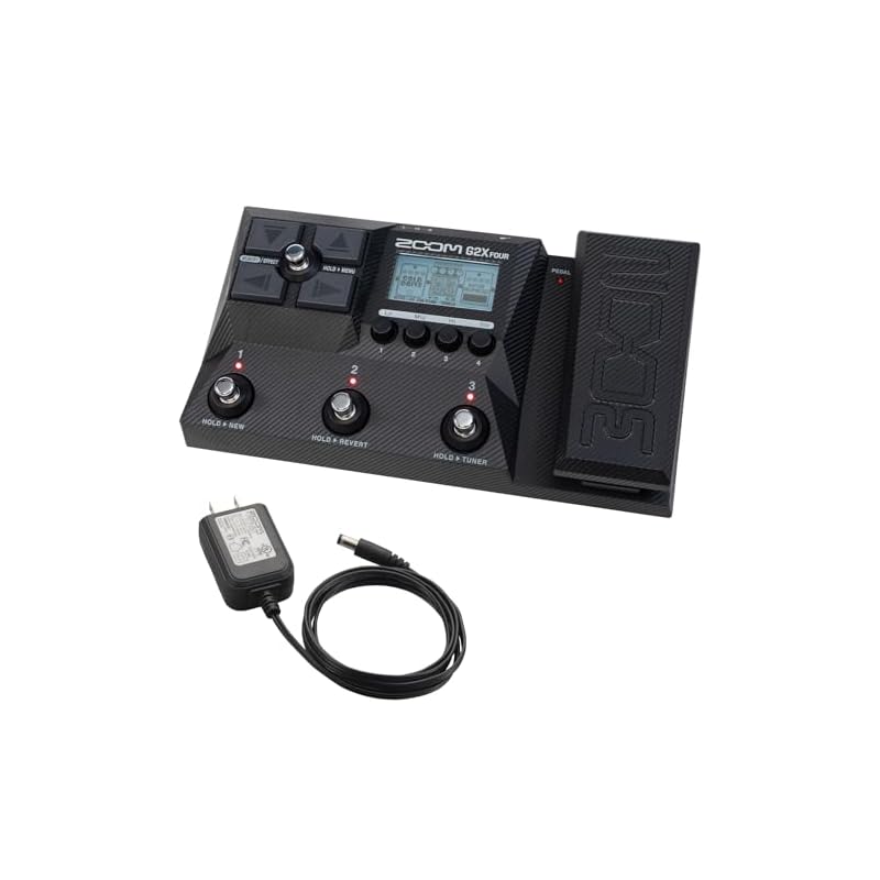 ZOOM G2X FOUR Guitar Multi-Effects Pedal with IR, 79 Effects, USB Compatible, Lightweight and Compact, MFX G Series [Official Japanese Product/3-Year