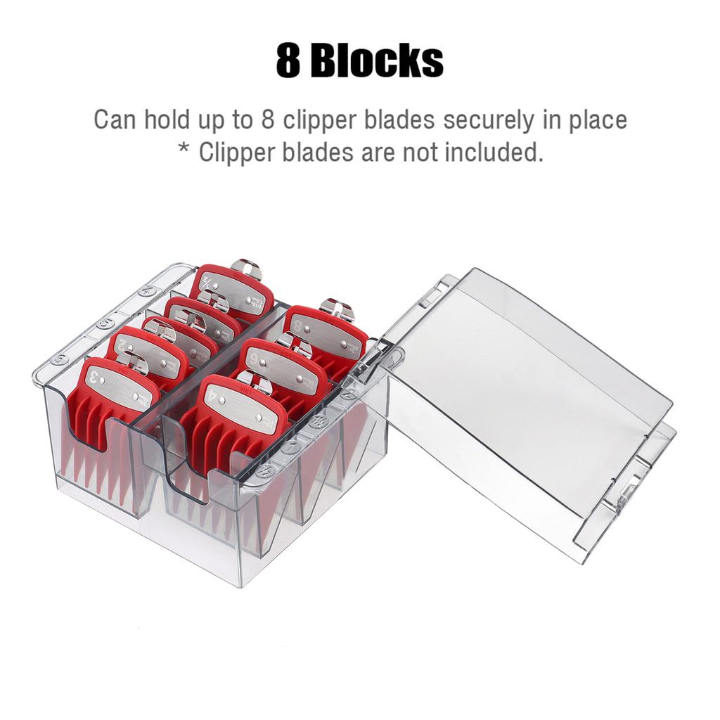 Plastic Clipper Comb Holder Storage Case Rack Salon Tool for Hair Stylists