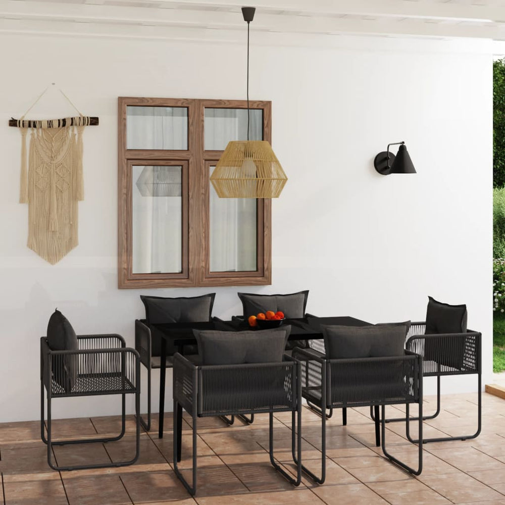 Ensemble à manger de jardin 7 pcs