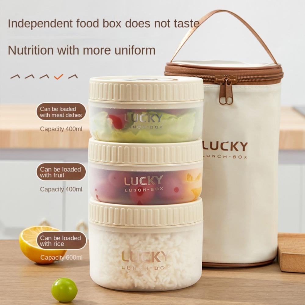 

400ML/600ML Thickened Food Supplement Box with Handle Sealed Jar New Lunch Box S