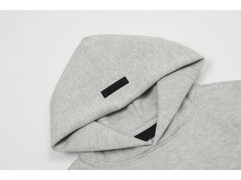 Bluza z kapturem 2022SS z czarnym napisem, flockowana, FOG Essentials, modna marka