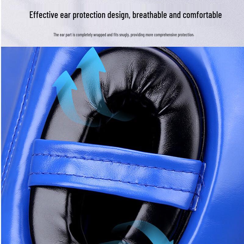 Jingpai Adult Boxing Helmet with Full Face Protection