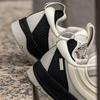 Li Ning CF Su Yu 4 Klassieke Dikke Zool Hoogteverhogende Lage Top Skateschoenen Unisex Sneakers Beige Zwart AGLU291-1