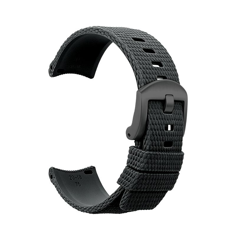 Quick-release elbow with curved fluororubber Watch strap for Tudor White Panda BLACK BAY Chronograph Monster Gold Eye M79360