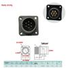 Chong Qiang 7-Pin US Standard Male & Female Connector Plug, MS3106A16S-1S Socket & MS3102A16S-1P