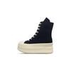 Dark sail platform canvas shoes women's new heightening sports shoes inner heightening casual high-top shoes