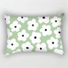 30x50cm Tropical Plant Polyester Pillow Cases Sofa Chair Living Room Home Decoration Green Leaves Plant Sunflower Pillowcase