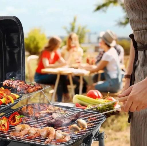 Grill Ogrodowy Węglowy Na Brykiet Regulowany Ruszt Piknikowy