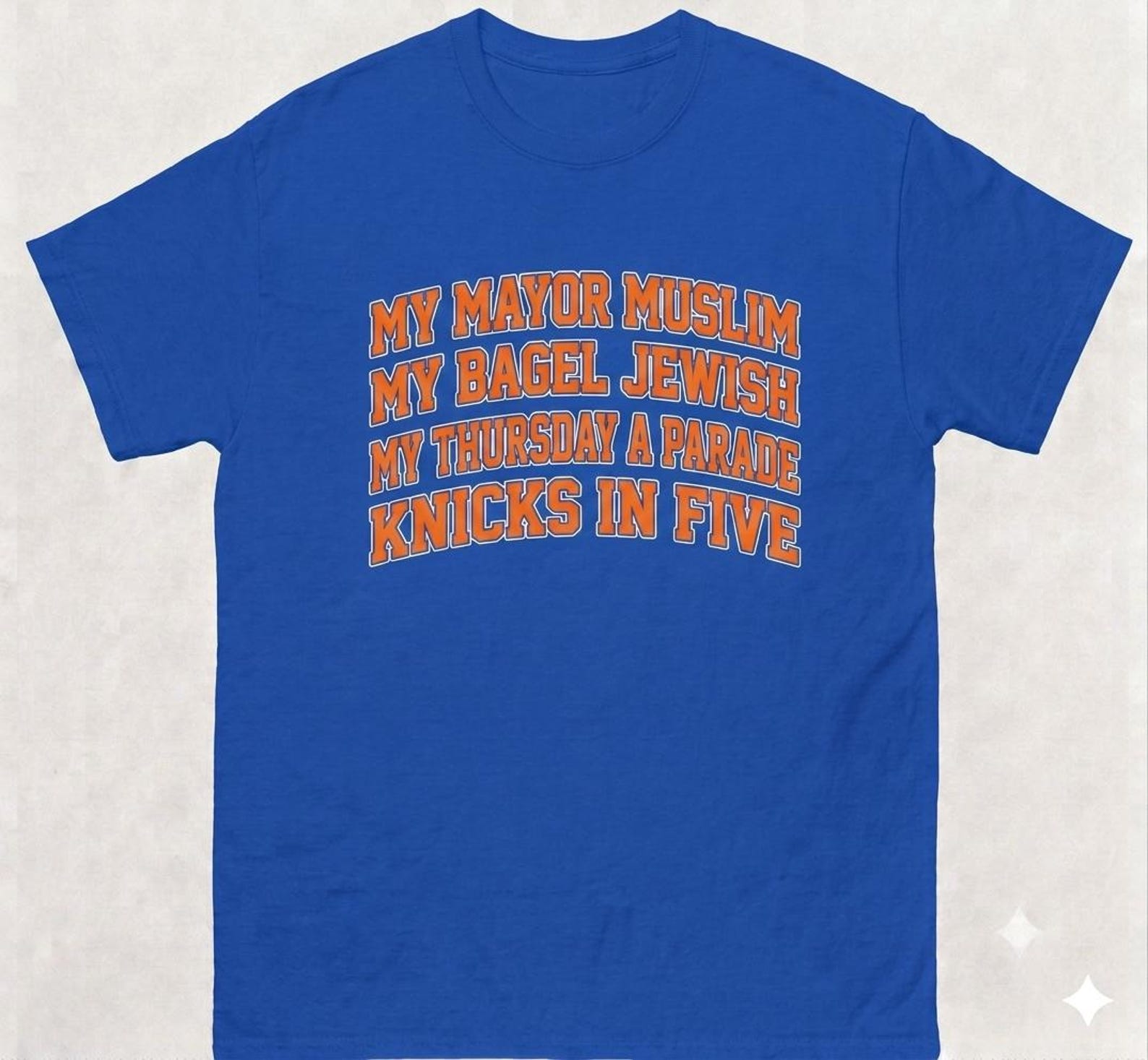 My mayor Muslim My bagel Jewish My Thursday a parade Team in five Shirt 3XL