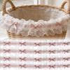 Butterfly Bow Lace Ribbon Pleated Lolita Strap DIY Wearing Ribbon Lace Accessories Lolita Handmade Baby Clothes Collar
