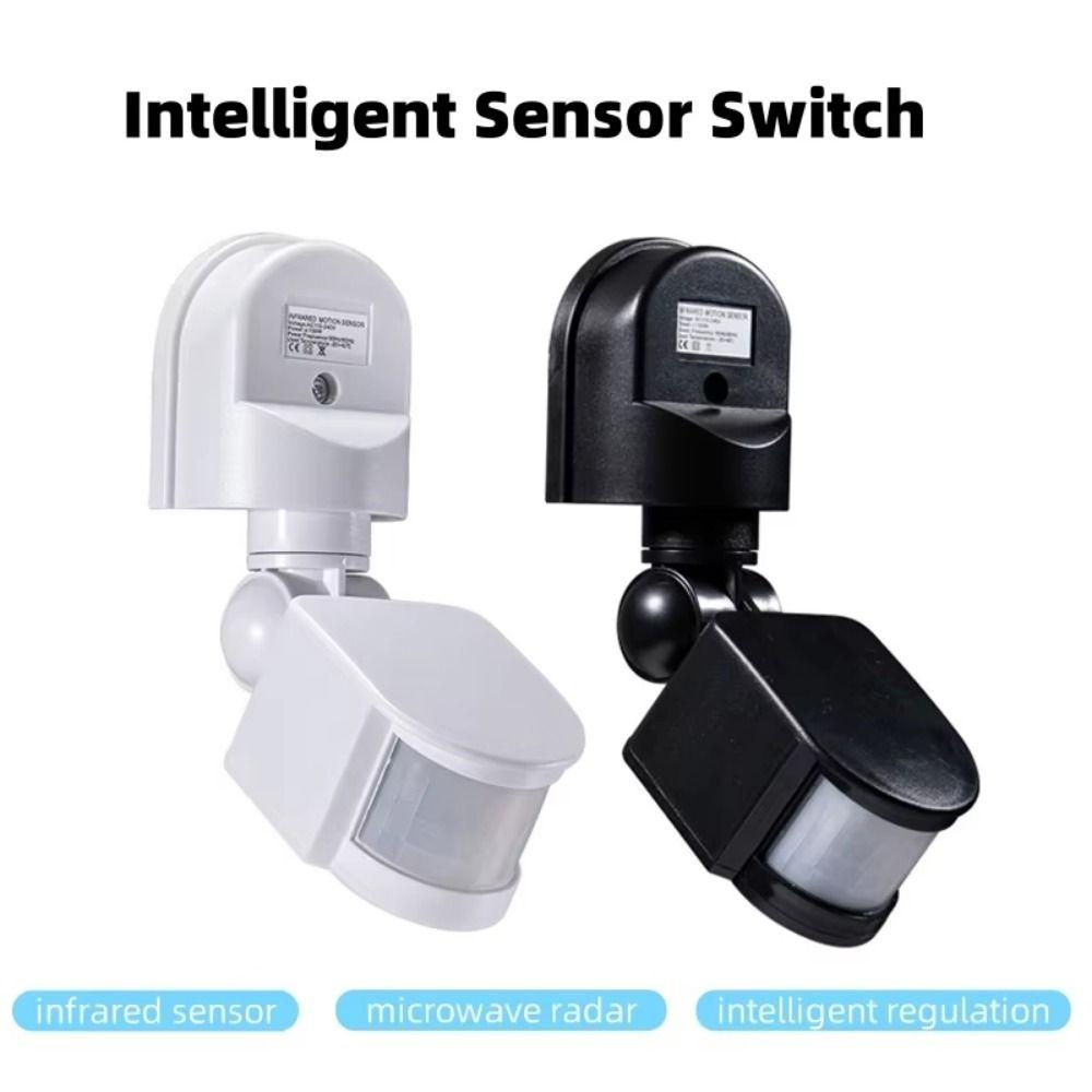 

AC110-240V Infrared Light Sensor DC12/24V Human Sensing Controller Human Body Sensor Bedroom DC12V білий