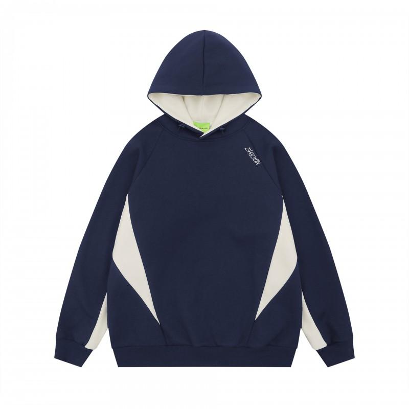 Unisex Streetwear Hoodie With Embroidered Letter