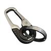 Stylish Men Keychain Hook Double Rings Carabiner Rotating Clasp Key Holder Suitable for Outdoor Climbing and Fishing