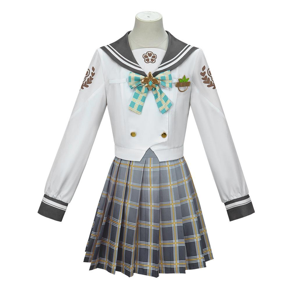 

Костюм для косплея Хонкай: Звездный рейл Бабочка Весеннее ночное путешествие Люинг Стелла Полный комплект Аниме Костюм Наряд Униформа Костюм на Хэллоуин 2XL 60-65kg бежевый