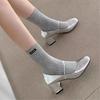 Fashion Mary Janes High Heels Shoes Women Sandals Summer Lolita Dress Shoes Fashion 2024 New Walking Pumps Brand Casual Mujer Zapatillas