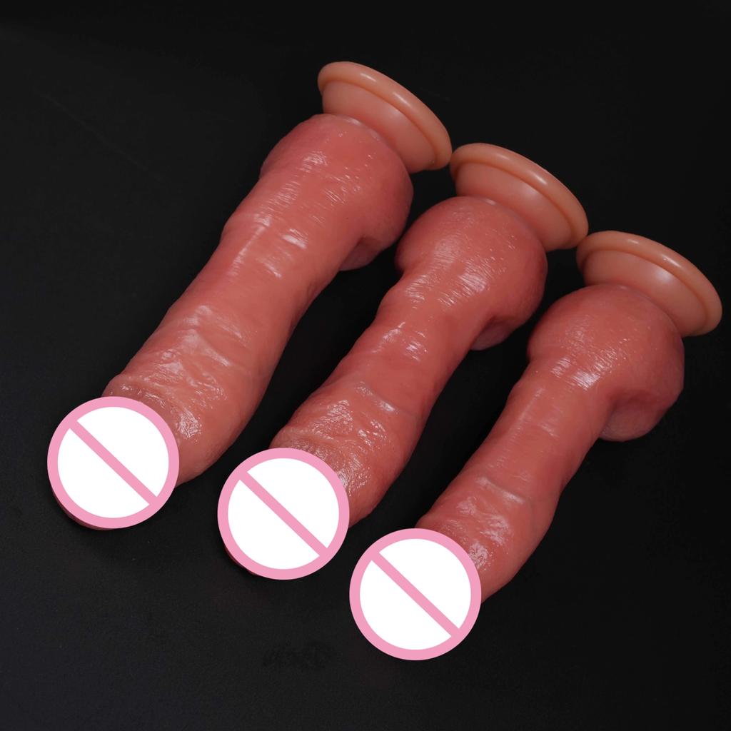 3 Size Super Realistic Dildos Soft Silicone Big Penis with Suction Cup G-spot Female Masturbator Anal Plug Sex Toy for Women Men