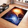 Multicolor Design Rug Colorful Rug Modern Area Rug 3D Art Vortex Rug Universe Planet Rug Black Hole Rug Living Room Rug